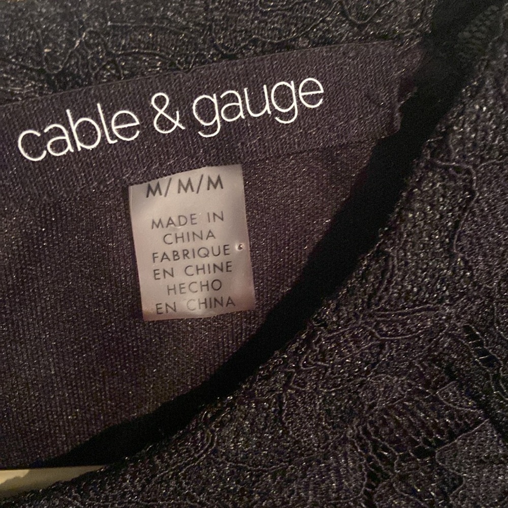 Cable and Gauge lace top - Picture 4 of 5